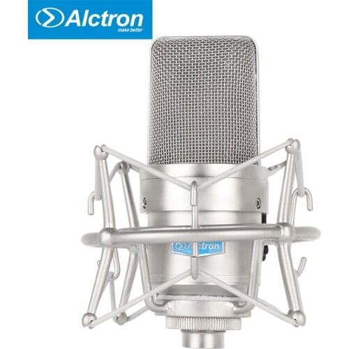 100% Original Alctron TL39 Professional Large Diaphragm Studio FET Condenser Microphone Recording For Studio Singer Broadcaster