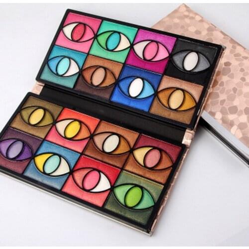 20pcs Miss Rose Matte Shimmer Eyeshadow Makeup Set Texture Scrub Long-Lasting Eye Cosmetic Tool DHL