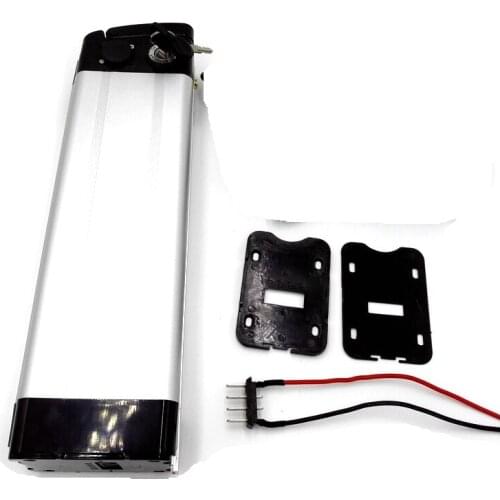 24V 36V 48V silver black fish bottom discharge electric bike lithium battery Aluminum housing No cells