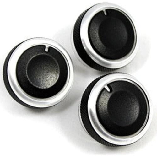 3pcs/set Car air conditioning heat control switch knob For Honda City ac knob Nissan Qashqai 2012 temperature controller Switch