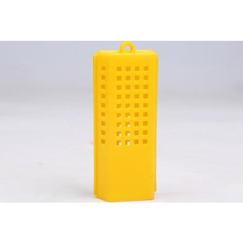 5 PCS Plastic yellow Bee Cages Beekeeping Transport Cages Hole Bee Isolation Beekeeping Tools free shipping
