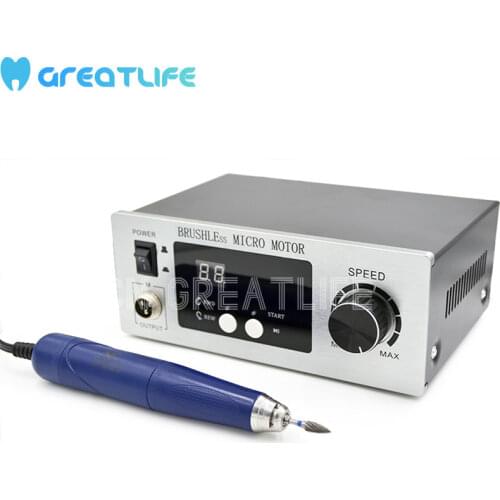 70,000 RPM Non-Carbon Brushless Aluminium Shell Polishing Unit lab Laboratory electric micromotor dental brushless micromotor