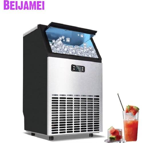 BEIJAMEI 2020 New Portable Automatic Ice Cube Maker Machine Commercial Industrial Square Ice Block Making Machine