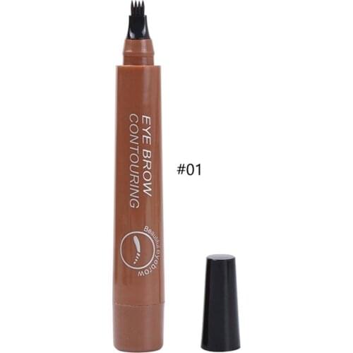 Four Eyebrow Pencils No Makeup Four Forks Long-Lasting Water Eyebrow Pencil Waterproof And Sweatproof