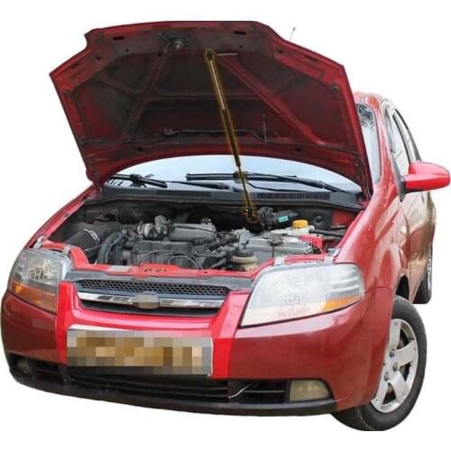 For Chevrolet Aveo T200 2003-2020 Front Bonnet Hood Modify Gas Struts Carbon Fiber Spring Damper Lift Support Absorber