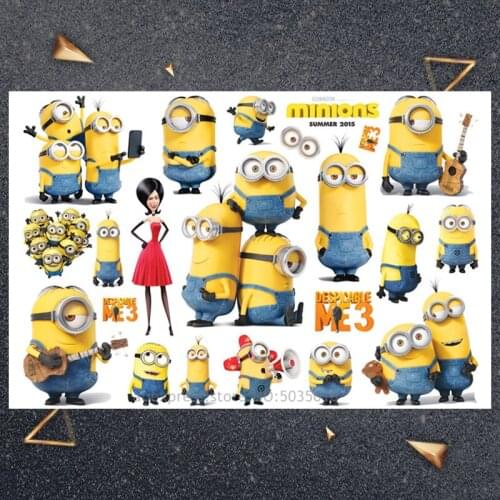 Hasbro Doll combination Children Cartoon Temporary Tattoo Sticker For Boys Cartoon Toys Waterproof Party Kids Gift