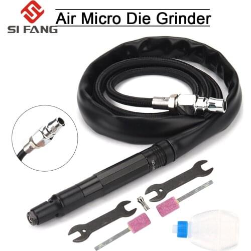 90PSI Pneumatic Air Micro Die Grinder Pencil Kit 75000RPM High Speed Grinding Cutting Tools Pneumatic Polishing Engraving Tools