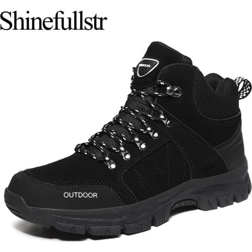 Professional Hiking Boots For Men Winter Trekking Shoes Outdoor Climbing Mountain Trail Sneakers Walking Botas Senderismo Hombre