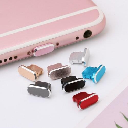Dustproof Cover Metal Anti Dust Charger Dock Plug Stopper Cap For iPhone 11Pro Max X XR Max 8 7 6S Plus Phone Accessories