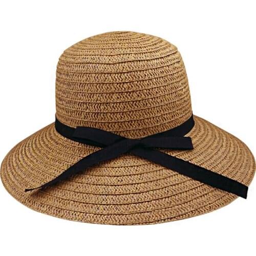 2017 New Hot sale Women Raffia Hat Finshing Hat Straw Hat Trilby Hat 2 colours