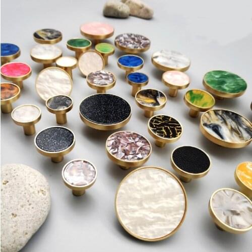 1PCS Modern Simple Cabinet Furniture Zincy Alloy Stone Handles and Knobs Wardrobe Drawer Closet Door Pulls Furniture Hardware