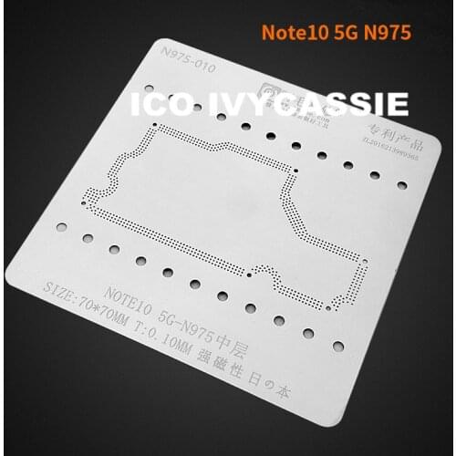 For Samsung S10 Note10 G977N/G977B/N975 Board Middle Frame BGA Stencil Motherboard Mid Layer Reball Tin Plant Net Heat Template