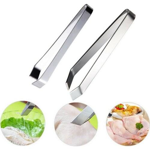 1 PCS Hair Removal Pliers Fish Bone Tweezers Pincer Remover Kitchen Tongs Tools Stainless Steel