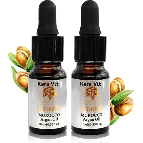 Cheapest and Smallest 2*pcs 10ml Moroccan Argan Oil Hair Treatment Deep Care and Nourish Smooth for Hair With Rich Nutrition