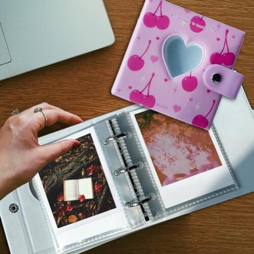 Love Heart Photo Album Pockets 3 Inch Mini Film Photo Holder