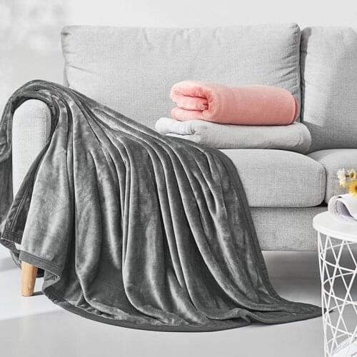 33Adult Fleece Blanket For Bed Stitch Duvet Solid Color Blankets And Bedspreads Soft Quality Plead Cover For Sofa Home Bed Cover