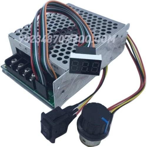 40A two-way DC motor speed controller forward and reverse digital display tachometer 0~100% adjustable input 12V24V36