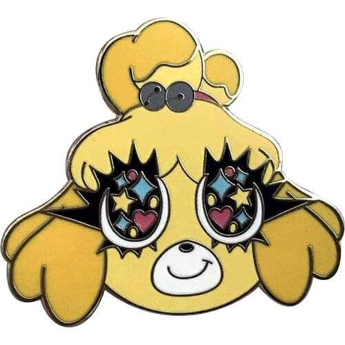 Animal Crossing Brooch Isabelle Enamel Pin Gift