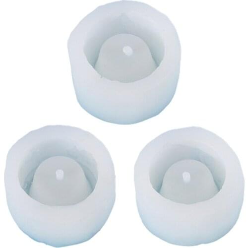 Succulent Flowerpot Epoxy Resin Mold Concrete Cement Clay Planter Pot Silicone Mould DIY Crafts Candle Casting Tool