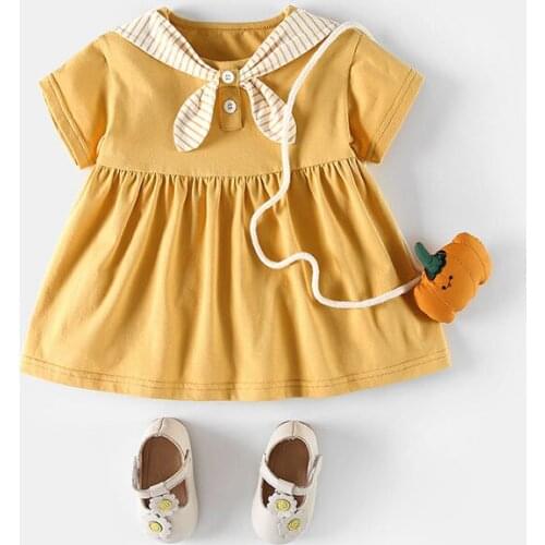 2021 Todder Baby Dresses Girl Summer Dress Cherry Printed Tutu Girls Party Dress Sundress Children Boutique Clothing 1-6 Years