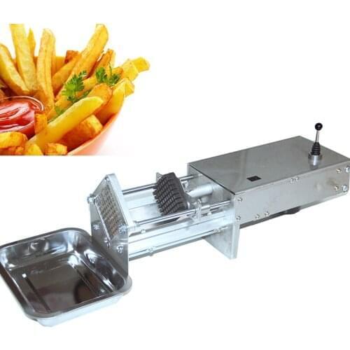 Electric Fries maker machine Potato Chip Cutter Potato Carrot Shredding Machine French Fries Cutter for Vegetable Fruit