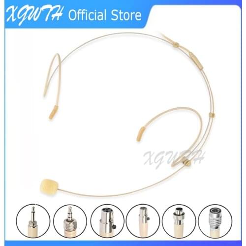 Headset Microphone Headworn Earset Over Ear Mic For Sennheiser AKG Shure Mipro Audio Technica Wireles Transmitter System