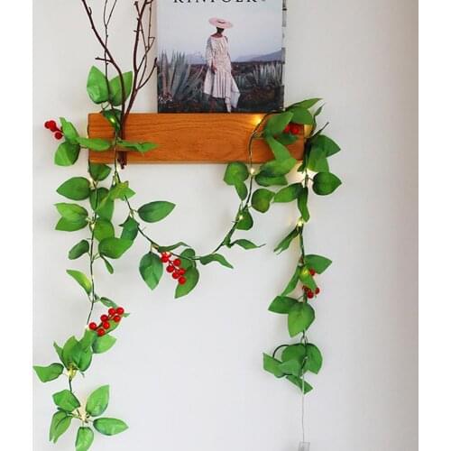 2m 20 Leds Artificial Flowers Leds String Lights Battery USB Powered Wedding Valentines Day Garland for Room Xmas Decoration