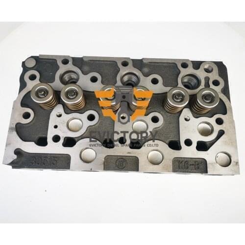 KUBOTA D1403 cylinder head complete + piston ring + full cylinder gasket kit