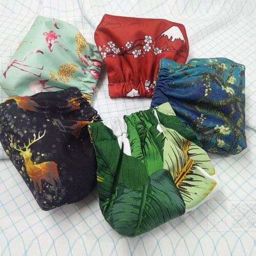 Korean and Japanese zero makeup bag female canvas makeup coin note card lipstick storage wallet bag portable pouch