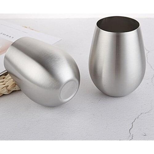 18oz 500ml Stainless Steel Beer Mugs Gold Wine Tumbler Cups For Cocktail Coffe Cup Metal Drinking Mug Drinkware Coffee Mug