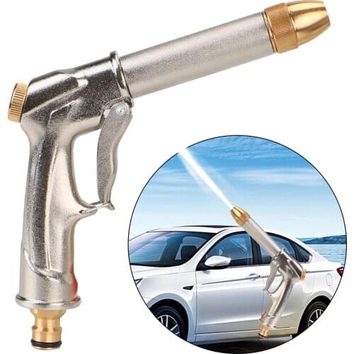 LEEPEE High-pressure Water Gun For Car Garden Cleaning Car Foam Water Gun Watering Hose Nozzle Sprinkler Cleaning Tools Copper