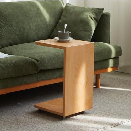 A Few Narrow And Long Sides Of The Sofa, A Few Corners Of The C-shaped Side, A Few Solid Wood Nordic Simple Small Table Corners