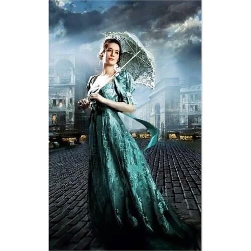 New Arrivals 5D DIY Full Round/Square Diamond Painting Pretty Woman Cross Stitch Embroidery Rhinestone Mosaic Home Decor Y1403