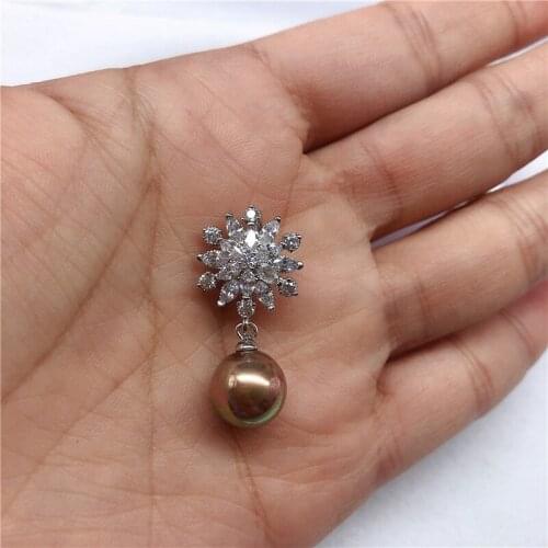 New Arrival Pendant Base Mount Finding Settings Jewelry Parts Fitting Accessories for Pearls Corals Jade Beads Crystal Stones