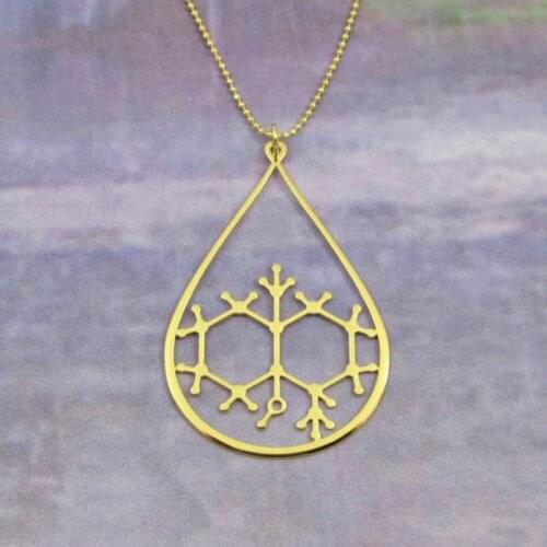 Wholesale Molecule necklace - scent of rain - Chemistry necklace free ship 12pcs/lot