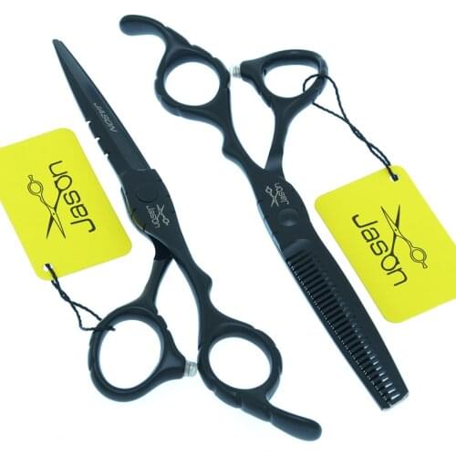 Jason 5.5/6 inch Professional Japan 440c Hairdressing Scissors Hair Salon Shears Barber Hair Beauty Styling Scissor A0063D