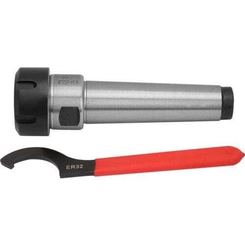 Carbon Steel MT4 ER32 M16 Collet Chuck Tooling Holder CNC Milling Lathe Tool with Wrench Garden tool