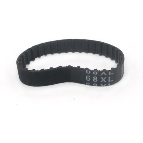 2pcs XL Timing Belt, 10mm Width, 60XL /64/68/70/72/74/76/78/80/82/84/86XL, Pulley Belt, Black Rubber Closed Loop Transimmion