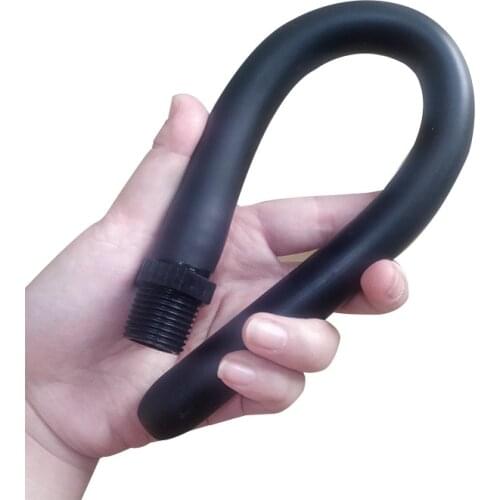 16cm Silicone Portable Bidet Soft Nozzle Shower Tip Water Tubing Anal Washing Enema Colon Cleaner Anus Gut Vaginal Cleaning