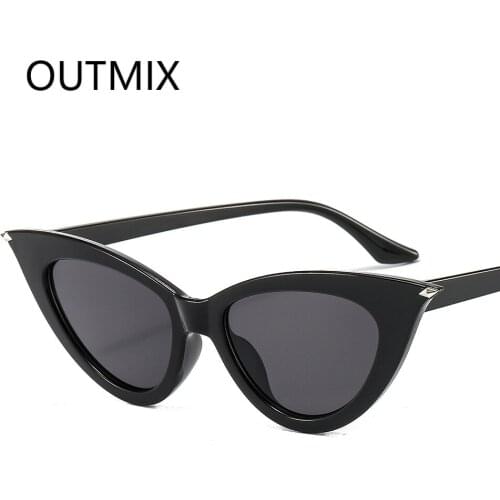 2021 Fashion Cat Eye Sunglasses Women Luxury Brand Designer Black Sun Glasses For Female UV400 Shades Oculos De Sol