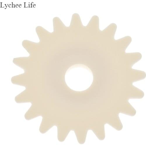 Lychee Life Gear Wheel Plastic Spare Parts For Diy Knitting Machine Accessories Sewing Tools Handcrafts Supplies