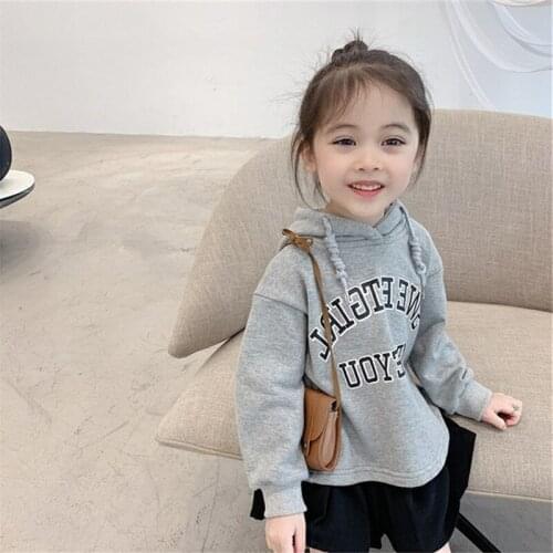 Girls' Hoodies Sweatshirts Babys Kids Coat 2021 Soft Spring Autumn Top Toddler Pullover Beach Overcoat Outdoor Cotton Children