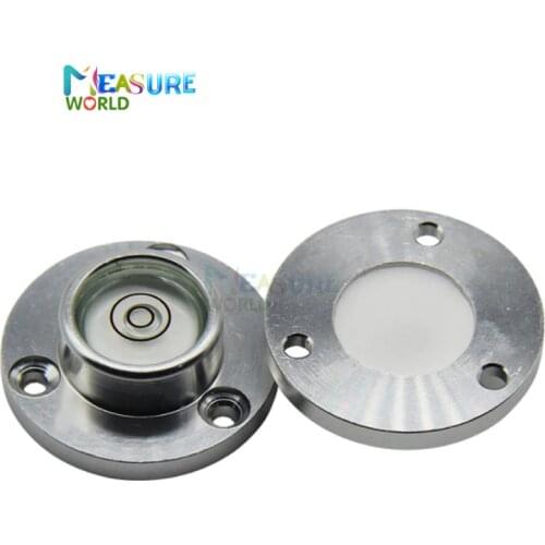 High precision bubble level Small bulls eye level Metal circular level Mini portable horizontal beads