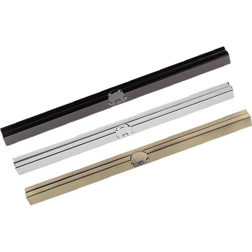 18pcs/Pack DIY Coin Purse Frames Bar Edge Wallet Bag Clasps Handcrafts Metal Hardware 19cm