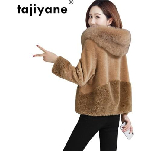 Real Vintage Korean Fur Coat Autumn Winter Jacket Women Clothes 2021 Wool Coat Short Fox Fur Coat Manteau Femme Hiver ZT1284