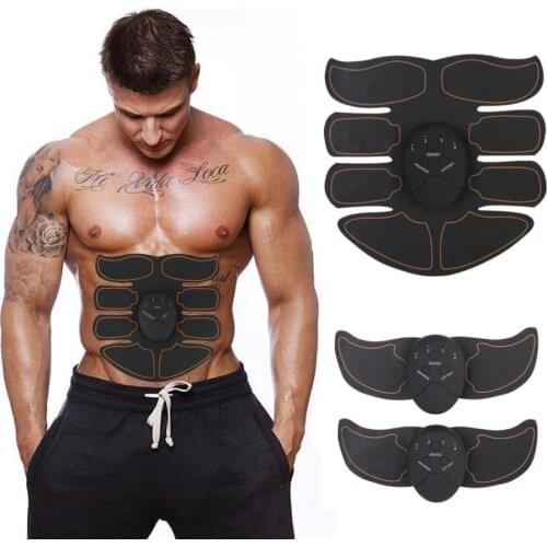 Fat Burner Muscle Stimulator Device EMS Intelligent Abdomen Abs Training Massager Body Building Patch Abdominal Exercise Machine