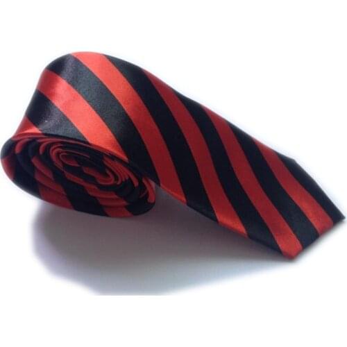 2019 Print Slim Tie Stripe Mens skinny ties Polyester pattern fashion neckties 5CM WIDTH