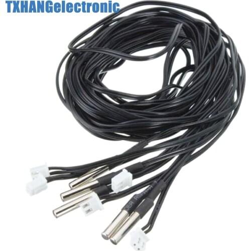 3435 10K Ohm 1% Thermistor Temperature Sensor Cylinder Probe 1.5M Wire diy electronics