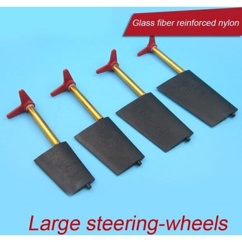 50/60/70/80mm Large Rudder Full Immersion Rudder Glass Fiber Reinforced Nylon Servo Steering-wheels for DIY RC Boat Models
