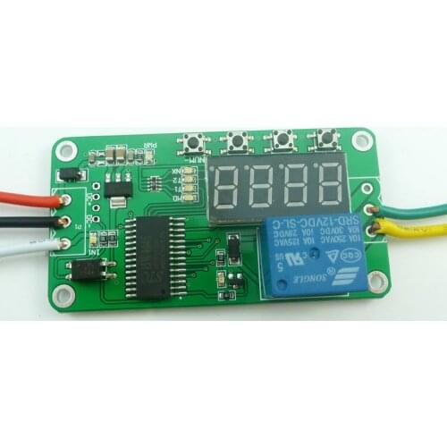 CE030_W DC 12V DC Multifunction Self-lock Relay PLC Cycle Timer Module Delay Time Switch